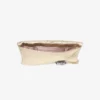 Zandra platina vintage metallic leren clutch Zandra platina vintage metallic leren clutch