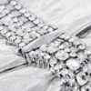 Zandra zilveren vintage metallic leren clutch Zandra zilveren vintage metallic leren clutch