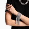 Zendra-armband Zilverkleurige kristallen armband Zendra-armband Zilverkleurige kristallen armband