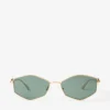 Zoey gouden geometrische zonnebril Zoey gouden geometrische zonnebril