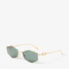 Zoey gouden geometrische zonnebril Zoey gouden geometrische zonnebril