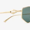 Zoey gouden geometrische zonnebril Zoey gouden geometrische zonnebril