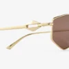 Zoey gouden geometrische zonnebril Zoey gouden geometrische zonnebril